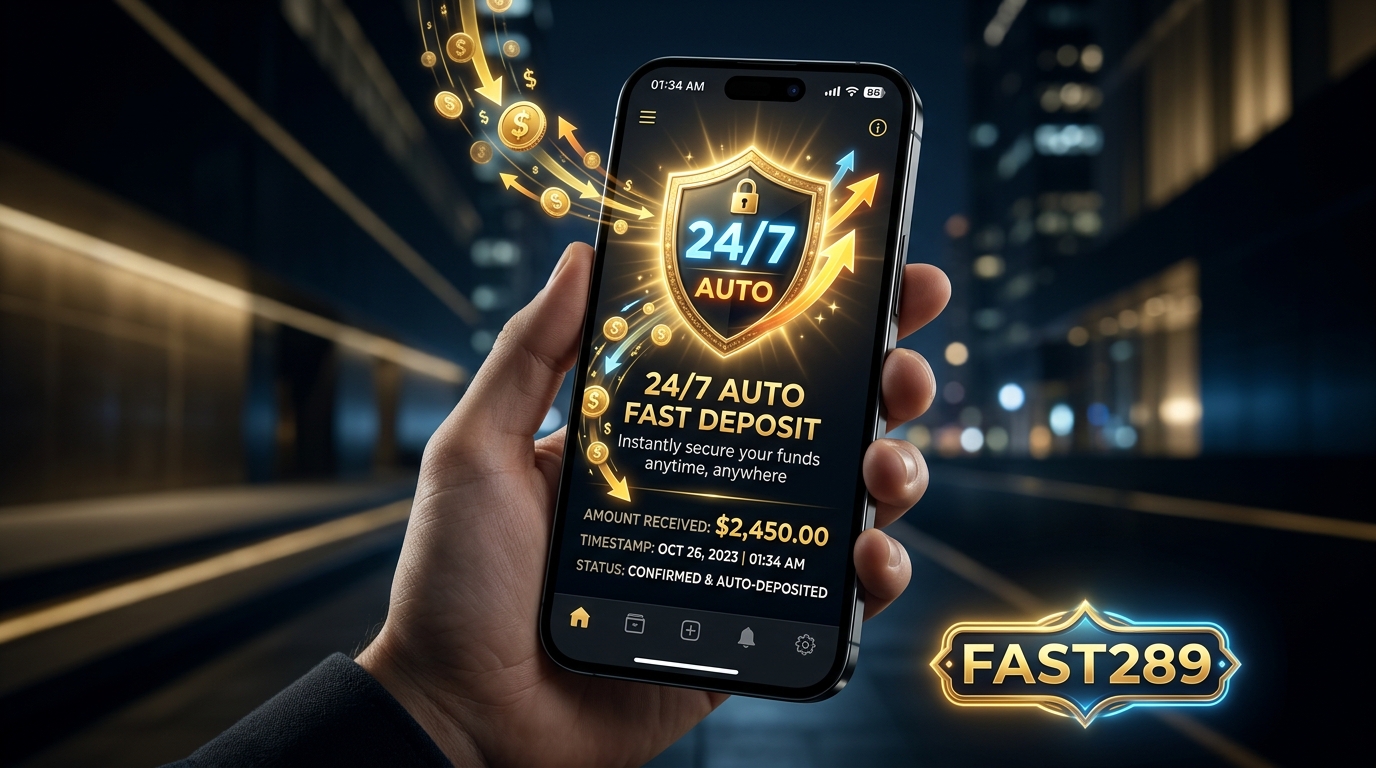 วิธีใช้งานระบบฝากถอนและตรวจสอบค่าธรรมเนียมของ fast289